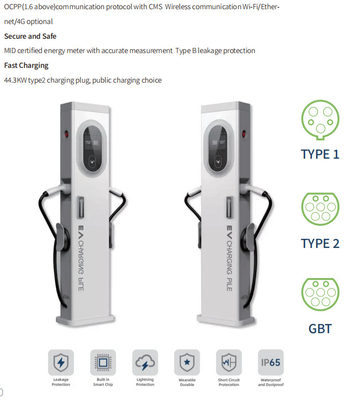 Public Floor Standing AC Charging Station
