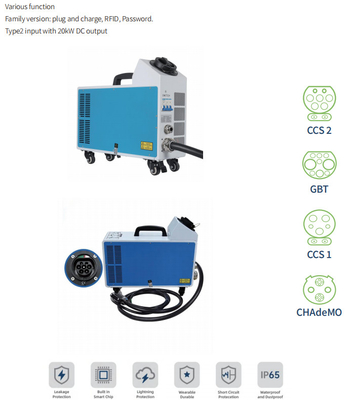 7-40kW Movable EV Charger