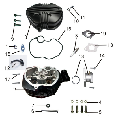 CG150 ENGINE PARTS